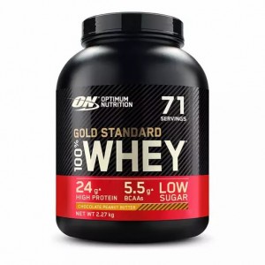 Optimum Nutrition Gold Standard 100% Whey Protein Powder Chocolate Peanut Butter 2.27 kg (71 Servings) Danmark | FCIGNK593