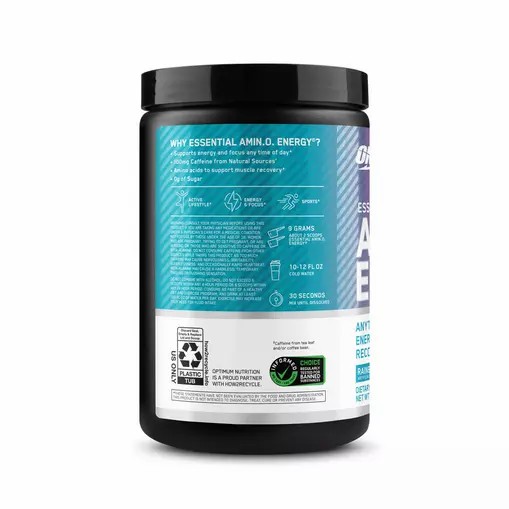 Optimum Nutrition ESSENTIAL AMIN.O. ENERGY® *new* Rainbow Sherbet - Notify Me 0.6 lb - Notify me Danmark | GYPSTI367
