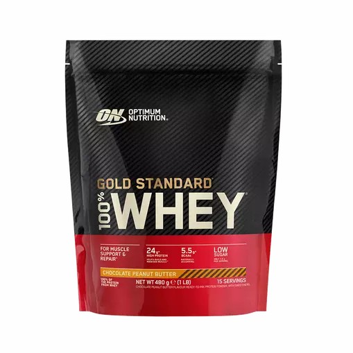 Optimum Nutrition Gold Standard 100% Whey Protein Powder Chocolate Peanut Butter 480 grams (15 Servings) Danmark | CKXHRG329