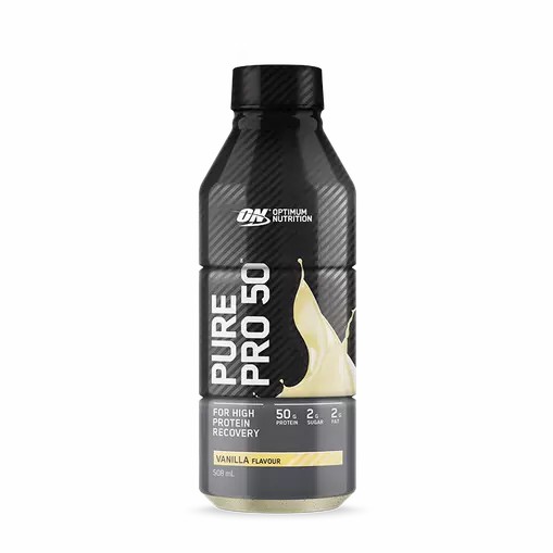 Optimum Nutrition Pure Pro 50 Vanilla 508ml (12 bottles) Danmark | YUTKLQ094